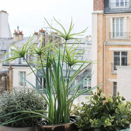 Charming Parisian T2 With Rooftop View Appartamento Parigi